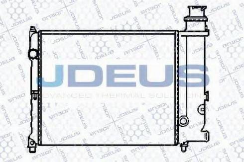 Jdeus 007V06 - Радіатор, охолодження двигуна autozip.com.ua