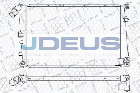 Jdeus 007V30 - Радіатор, охолодження двигуна autozip.com.ua