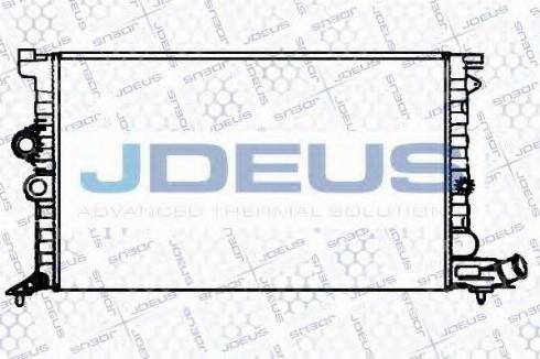 Jdeus 007V38 - Радіатор, охолодження двигуна autozip.com.ua