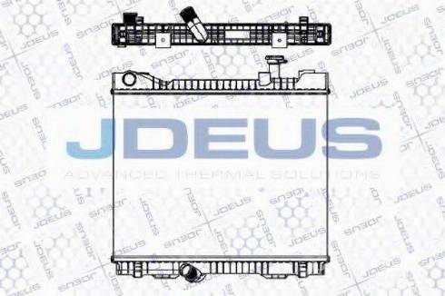 Jdeus 019M40 - Радіатор, охолодження двигуна autozip.com.ua