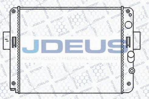 Jdeus 014V05 - Радіатор, охолодження двигуна autozip.com.ua