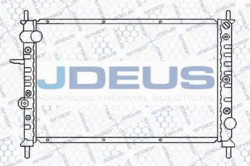 Jdeus 011M59 - Радіатор, охолодження двигуна autozip.com.ua