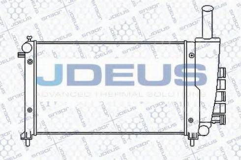 Jdeus 011M66 - Радіатор, охолодження двигуна autozip.com.ua