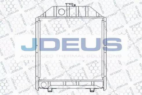 Jdeus 011M01A - Радіатор, охолодження двигуна autozip.com.ua