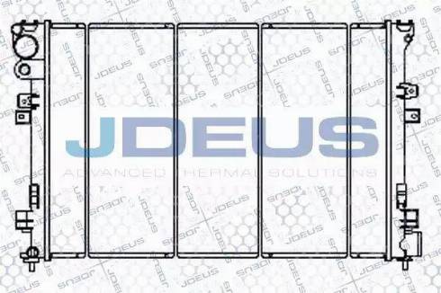 Jdeus 011V52 - Радіатор, охолодження двигуна autozip.com.ua