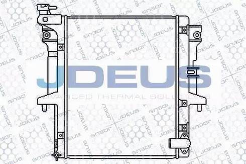 Jdeus 018M45 - Радіатор, охолодження двигуна autozip.com.ua