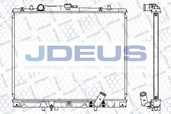 Jdeus 018M20 - Радіатор, охолодження двигуна autozip.com.ua