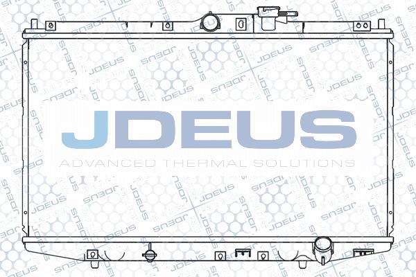 Jdeus 013M23 - Радіатор, охолодження двигуна autozip.com.ua