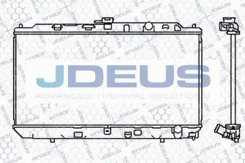 Jdeus 013N11 - Радіатор, охолодження двигуна autozip.com.ua