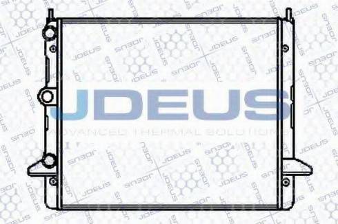 Jdeus 012V08 - Радіатор, охолодження двигуна autozip.com.ua