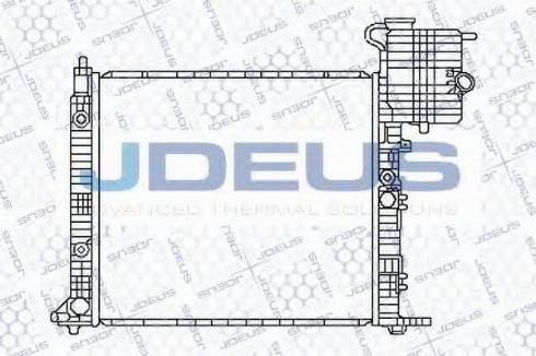 Jdeus 017B16 - Радіатор, охолодження двигуна autozip.com.ua