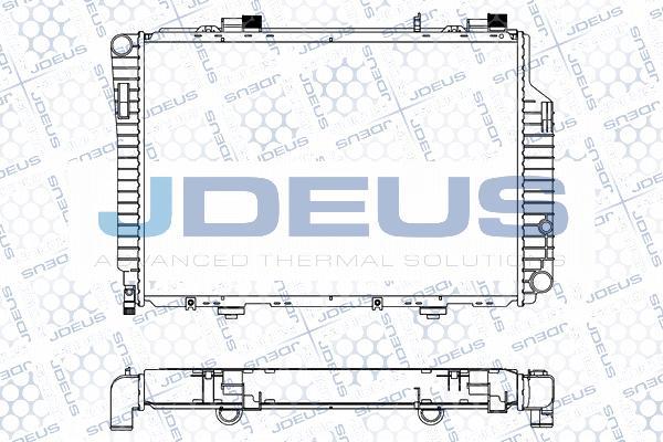 Jdeus 017M32A - Радіатор, охолодження двигуна autozip.com.ua