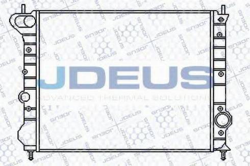 Jdeus 036M09 - Радіатор, охолодження двигуна autozip.com.ua