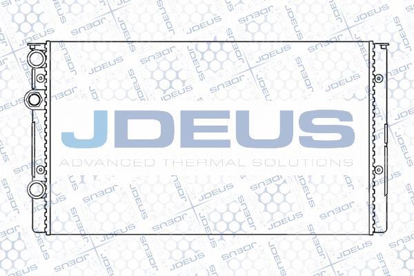 Jdeus 030M49 - Радіатор, охолодження двигуна autozip.com.ua