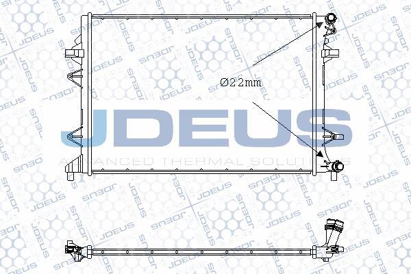 Jdeus 030M45 - Низькотемпературний охолоджувач, інтеркулер autozip.com.ua