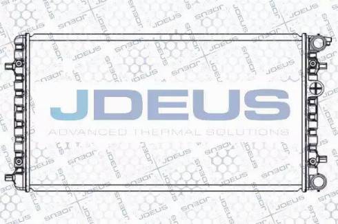 Jdeus 030M50 - Радіатор, охолодження двигуна autozip.com.ua