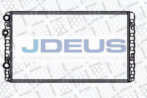 Jdeus 030V39 - Радіатор, охолодження двигуна autozip.com.ua