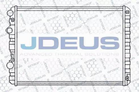 Jdeus 030V38 - Радіатор, охолодження двигуна autozip.com.ua