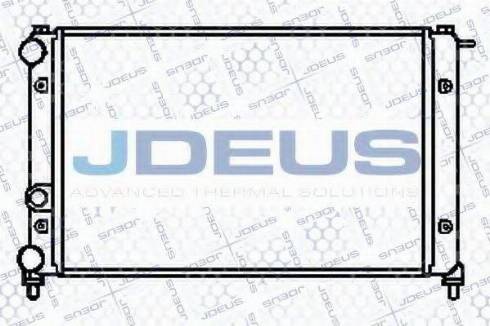Jdeus 025B02 - Радіатор, охолодження двигуна autozip.com.ua