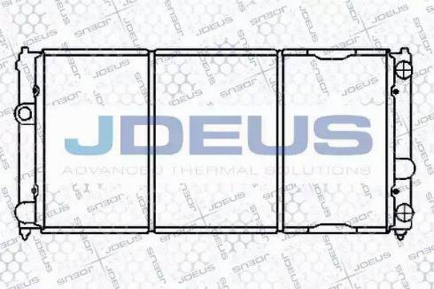 Jdeus 025E15 - Радіатор, охолодження двигуна autozip.com.ua