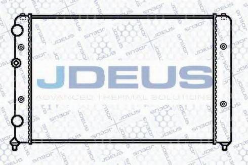 Jdeus 025M18 - Радіатор, охолодження двигуна autozip.com.ua