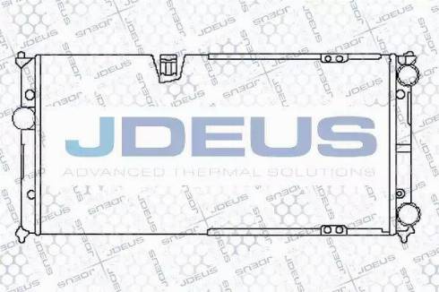 Jdeus 025V13 - Радіатор, охолодження двигуна autozip.com.ua