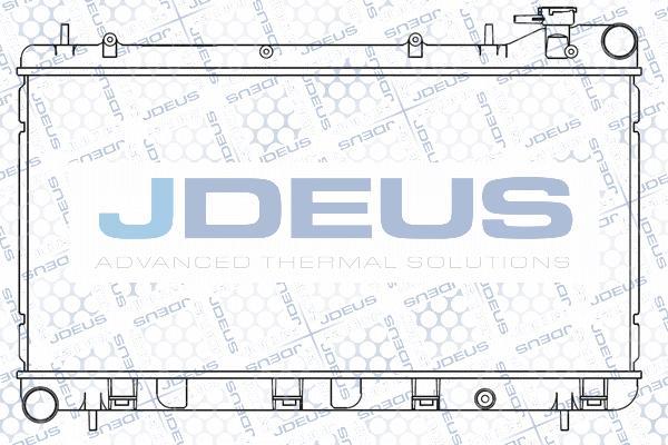Jdeus 026M02 - Радіатор, охолодження двигуна autozip.com.ua