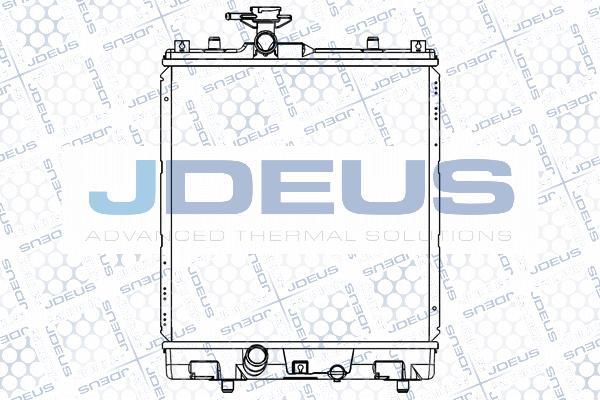 Jdeus 020M52 - Радіатор, охолодження двигуна autozip.com.ua