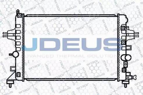 Jdeus 020M60 - Радіатор, охолодження двигуна autozip.com.ua