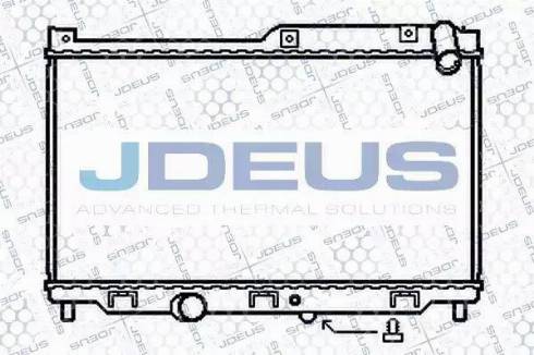 Jdeus 020M61 - Радіатор, охолодження двигуна autozip.com.ua