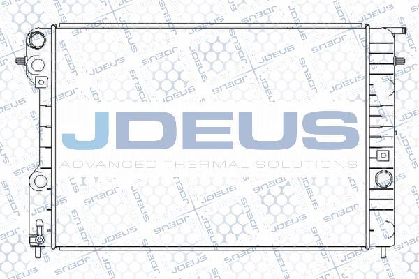 Jdeus 020M35 - Радіатор, охолодження двигуна autozip.com.ua