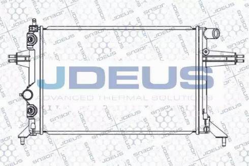 Jdeus 020M29 - Радіатор, охолодження двигуна autozip.com.ua