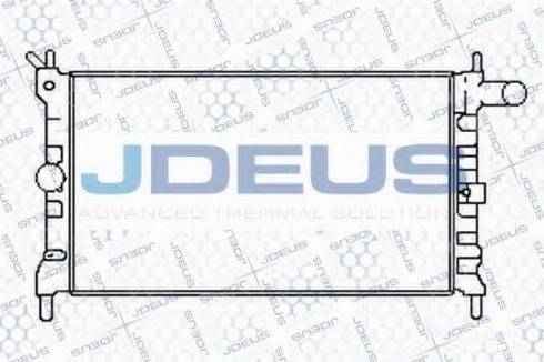 Jdeus 020M20 - Радіатор, охолодження двигуна autozip.com.ua