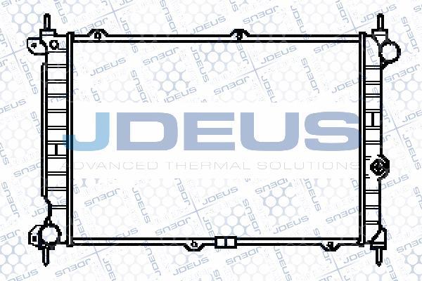 Jdeus 020M21 - Радіатор, охолодження двигуна autozip.com.ua