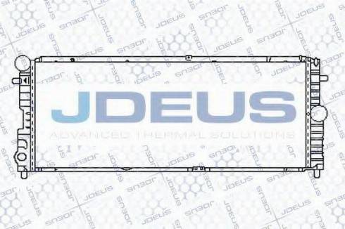 Jdeus 020V08 - Радіатор, охолодження двигуна autozip.com.ua