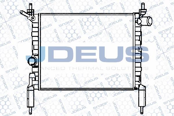 Jdeus 020V13 - Радіатор, охолодження двигуна autozip.com.ua