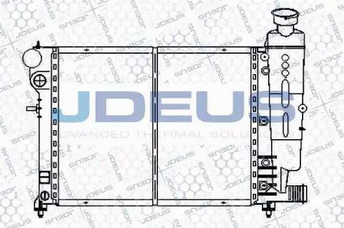 Jdeus 021E18 - Радіатор, охолодження двигуна autozip.com.ua