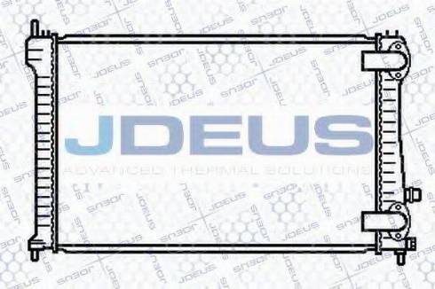 Jdeus 021M46 - Радіатор, охолодження двигуна autozip.com.ua