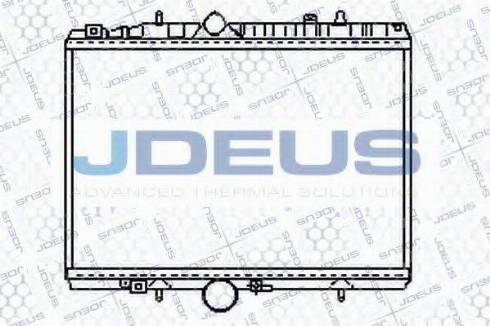 Jdeus 021M38 - Радіатор, охолодження двигуна autozip.com.ua