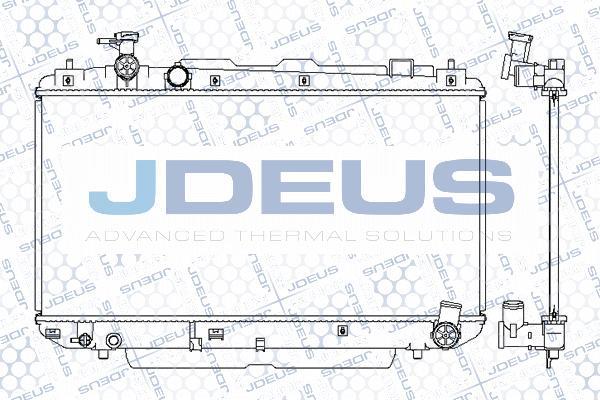 Jdeus 028M88 - Радіатор, охолодження двигуна autozip.com.ua