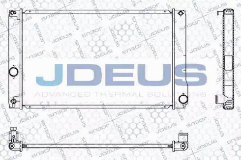 Jdeus 028M82 - Радіатор, охолодження двигуна autozip.com.ua