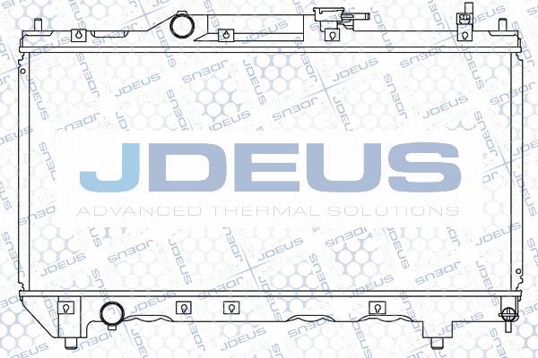 Jdeus 028N49 - Радіатор, охолодження двигуна autozip.com.ua