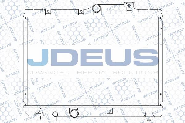 Jdeus 028N47 - Радіатор, охолодження двигуна autozip.com.ua