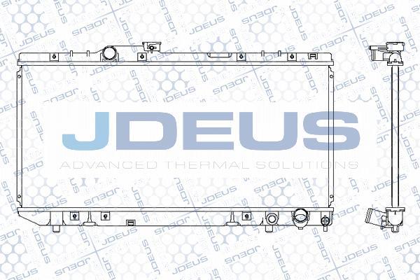 Jdeus 028N52 - Радіатор, охолодження двигуна autozip.com.ua