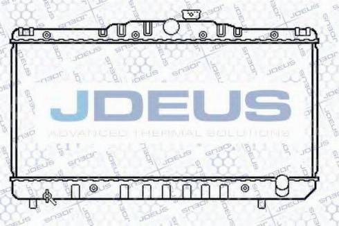 Jdeus 028N10 - Радіатор, охолодження двигуна autozip.com.ua