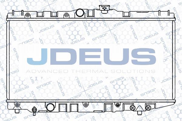 Jdeus 028N12 - Радіатор, охолодження двигуна autozip.com.ua