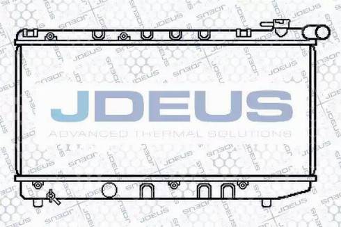 Jdeus 028N17 - Радіатор, охолодження двигуна autozip.com.ua