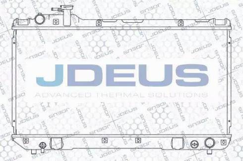 Jdeus 028N27 - Радіатор, охолодження двигуна autozip.com.ua