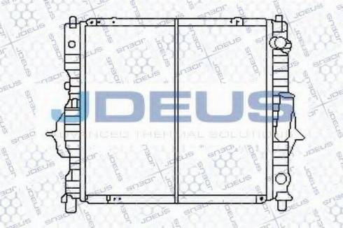 Jdeus 023B50 - Радіатор, охолодження двигуна autozip.com.ua