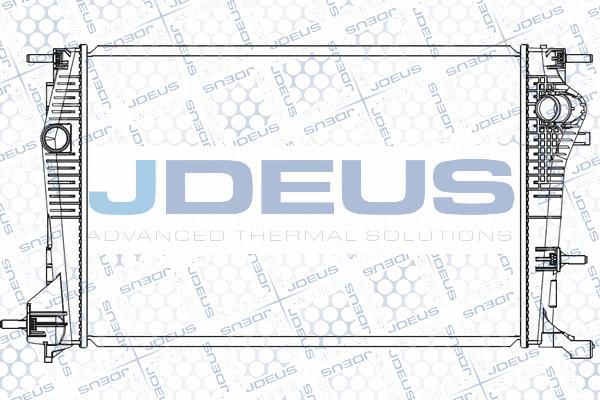 Jdeus 023M90 - Радіатор, охолодження двигуна autozip.com.ua